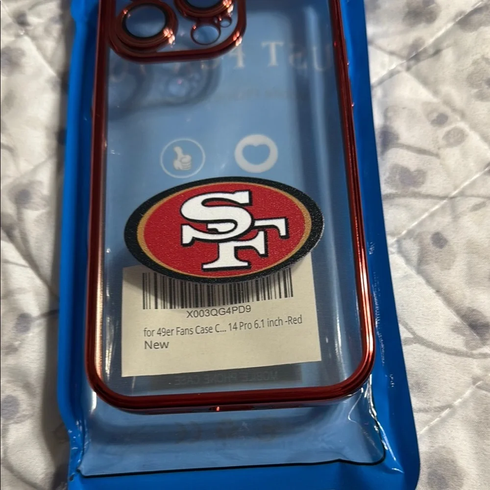 Red SF Phone Case for 14 pro